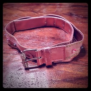 (3/$10) Sequin Buckle Belt